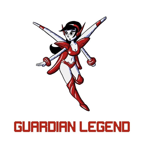 Guardian Legend Miria with game logo.jpg