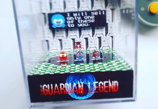 pixel things The Guardian Legend shop diorama