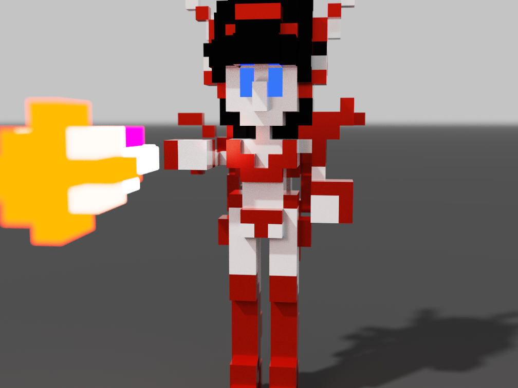 The Guardian Legend Althea Voxel v1 by CyberSkull