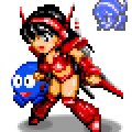 the-guardian-legend-miria-and-blue-lander-pixel-art