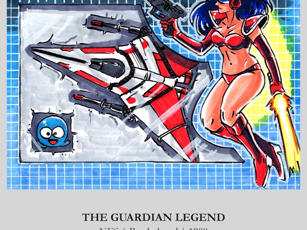 The Guardian Legend by @heyphilsummers