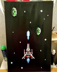 perler painting The Guardian Legend by cheeseboy cosplay98